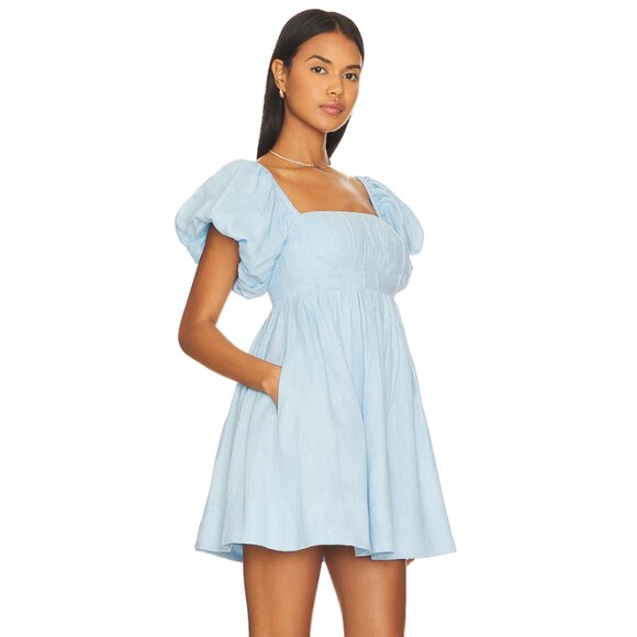 Sovere Relish Mini Dress – Soft Blue M - Picture 3 of 7